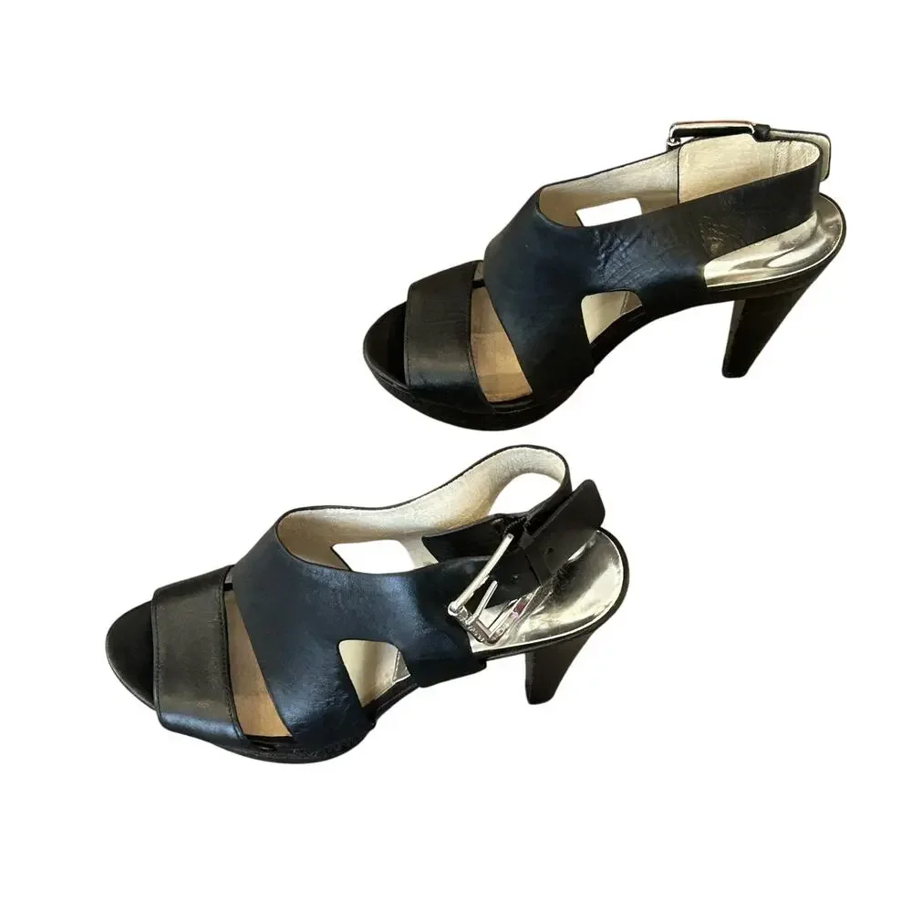 Michael Kors Carla Platform Slingback Sandals Women's size 9.5M